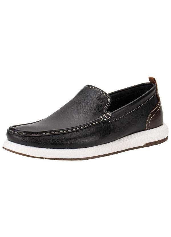 Democrata - Mocassim Masculino Flop Pulse Democrata 610101 - Preto