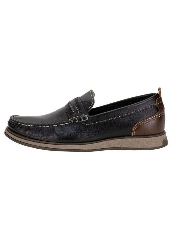 Democrata - Mocassim Masculino Nash Democrata 252302 - Preto 2
