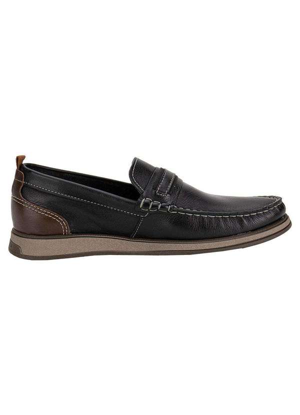 Democrata - Mocassim Masculino Nash Democrata 252302 - Preto 5