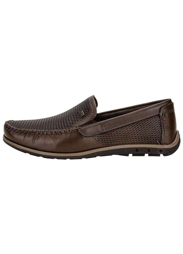 Pegada - Mocassim Masculino Pegada 141606 Café 2