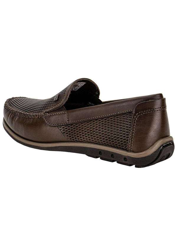 Pegada - Mocassim Masculino Pegada 141606 Café 3