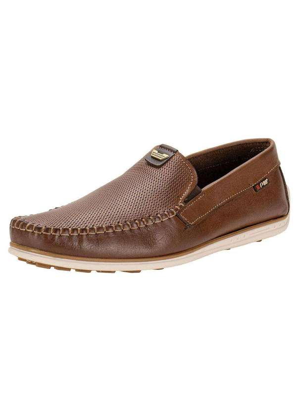 Pegada - Mocassim Masculino Pegada 142002 - Caramelo