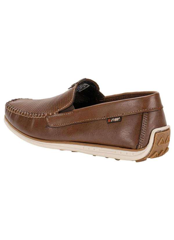 Pegada - Mocassim Masculino Pegada 142002 - Caramelo 3