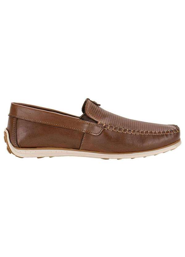 Pegada - Mocassim Masculino Pegada 142002 - Caramelo 5
