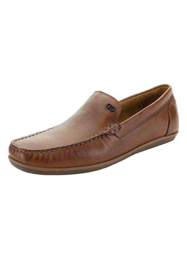 Democrata - Mocassim Masculino Tag Democrata - 226102 - Caramelo 1