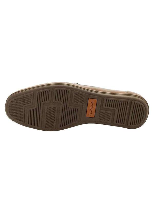 Democrata - Mocassim Masculino Tag Democrata - 226102 - Caramelo 4