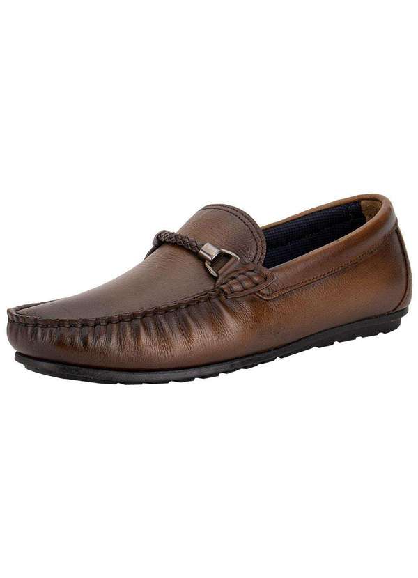 Democrata - Mocassim Masculino Tom Democrata 651102 Café