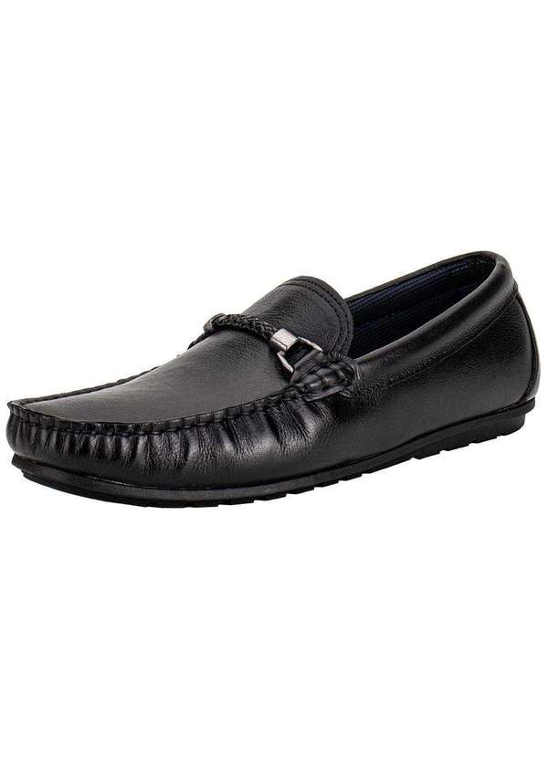 Democrata - Mocassim Masculino Tom Democrata 651102 Preto