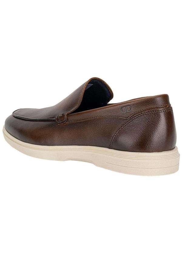Democrata - Mocassim Masculino Tulum Democrata 647101 Café 3
