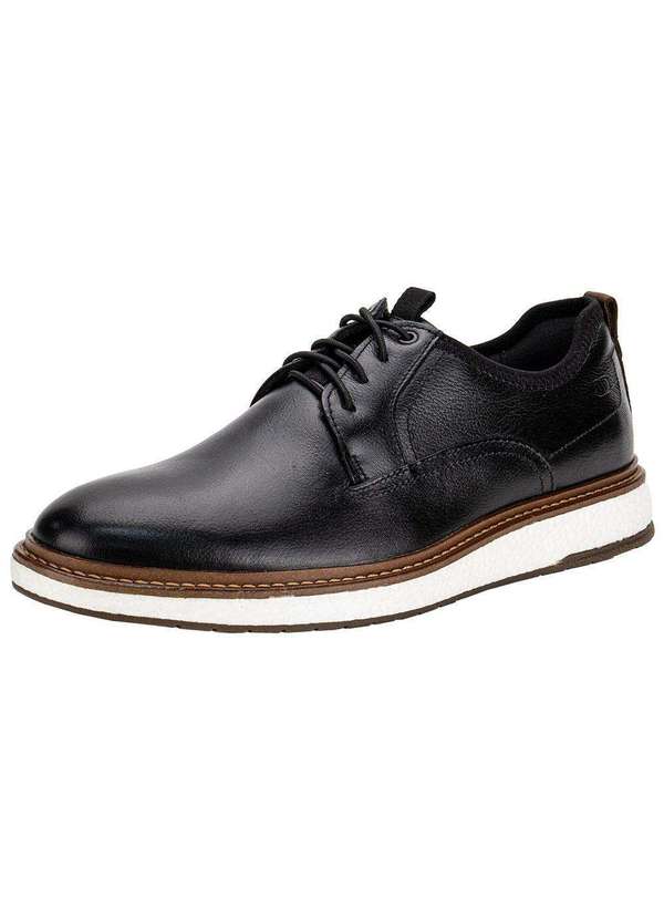 Democrata - Sapato Masculino Clark Pulse Democrata 604201 - Preto
