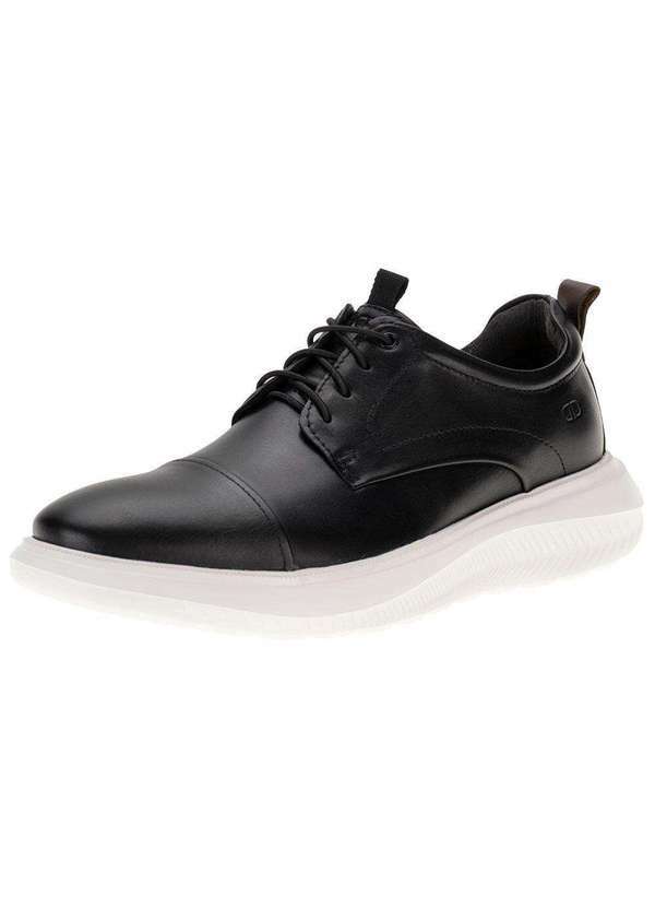 Democrata - Sapato Masculino Collin Ultra Light Democrata 595102 - Preto