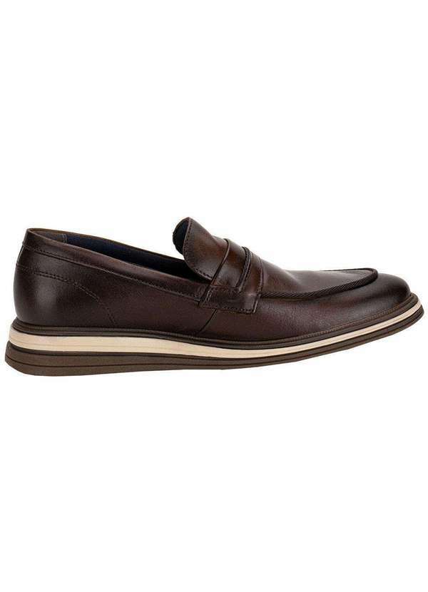 Democrata - Sapato Masculino Dune Hi Soft Democrata 298203 Café 5