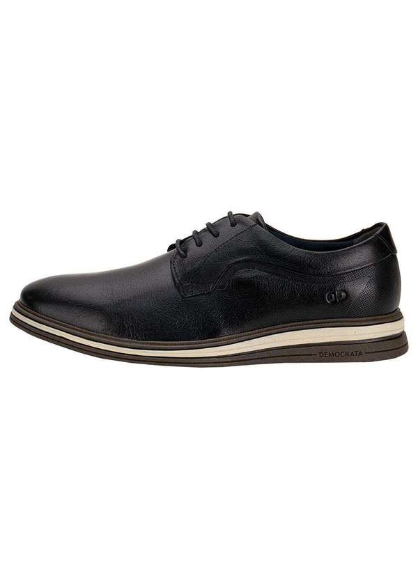 Democrata - Sapato Masculino Hi-Soft 32 Dune Democrata 298201 Preto 2