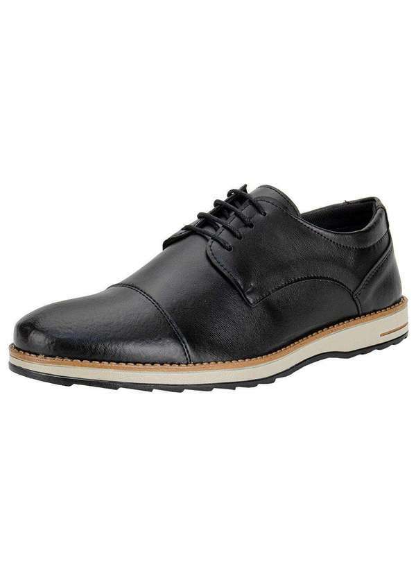 Mais Leve - Sapato Masculino Mais Leve 501 - Preto 1