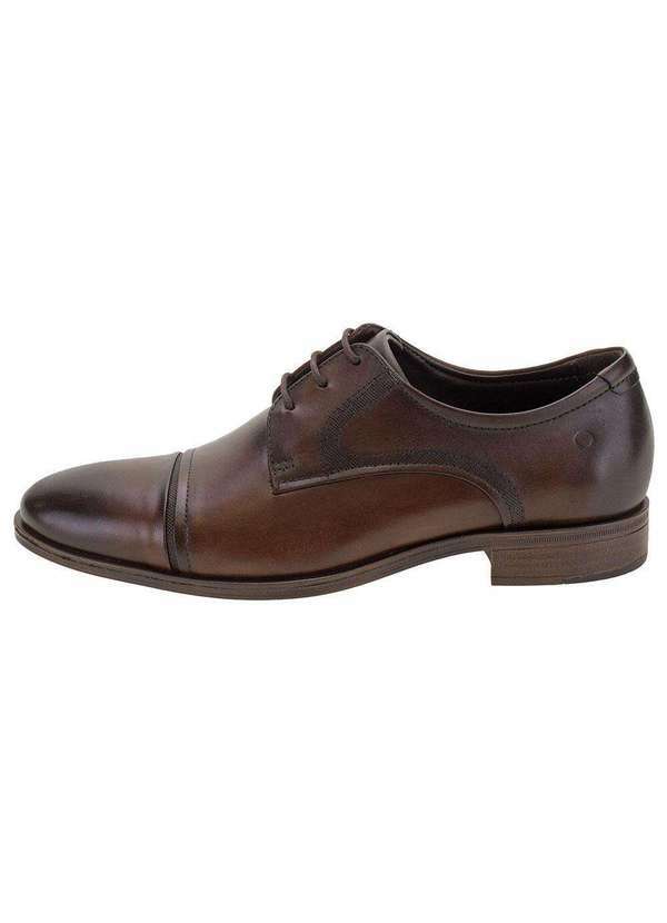 Democrata - Sapato Masculino Medison Smart Comfort Democrata - 255106 - Café 2