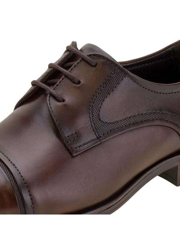 Democrata - Sapato Masculino Medison Smart Comfort Democrata - 255106 - Café 5