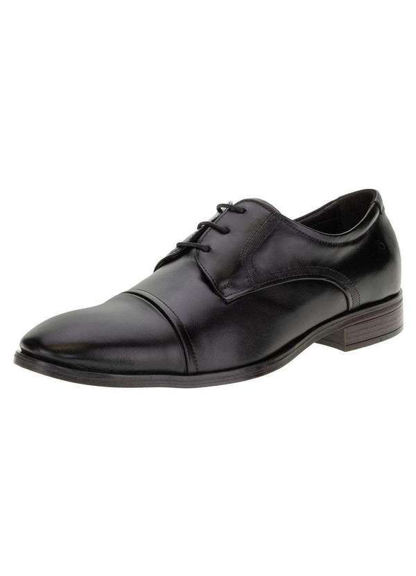 Democrata - Sapato Masculino Medison Smart Comfort Democrata - 255106 - Preto 01