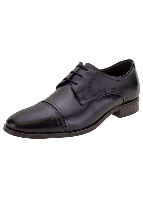 Democrata - Sapato Masculino Medison Smart Comfort Democrata - 255106 - Preto