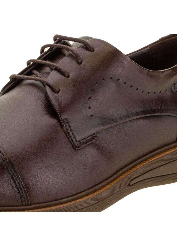 Democrata - Sapato Masculino Metropolitan Bay Democrata - 273101 - Café 5