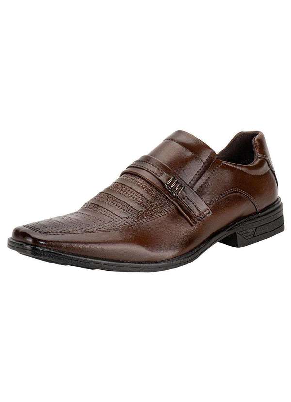 Bkarellus - Sapato Masculino Social Bkarellus Tr084 Café