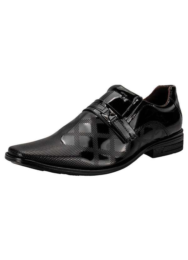 Bkarellus - Sapato Masculino Social Bkarellus Tr97 Verniz/Preto 02