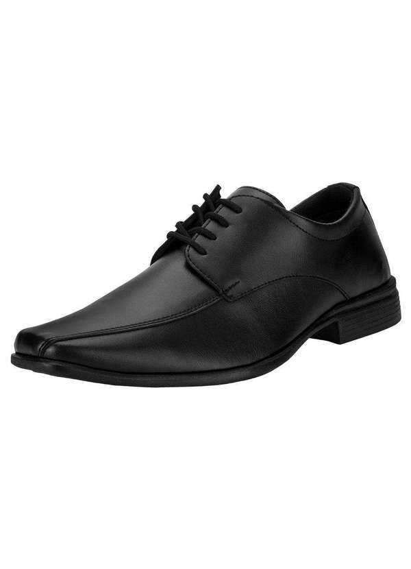 Mais Leve - Sapato Masculino Social Mais Leve 600 - Preto