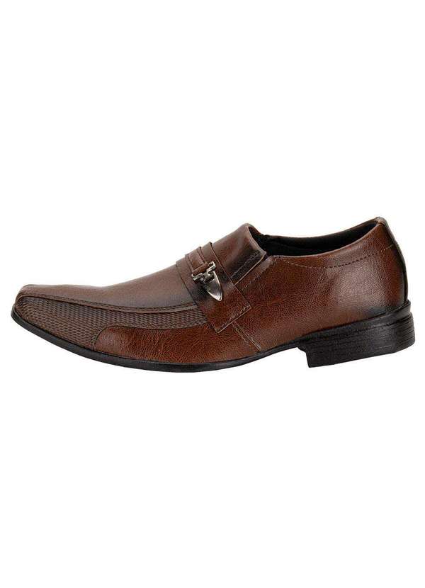 Mais Leve - Sapato Masculino Social Mais Leve 611 - Caramelo 2