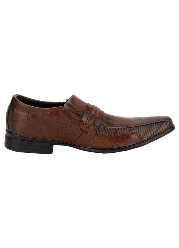 Mais Leve - Sapato Masculino Social Mais Leve 611 - Caramelo 5