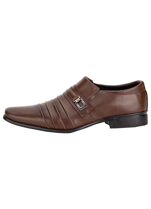 Mais Leve - Sapato Masculino Social Mais Leve 612 - Caramelo 2