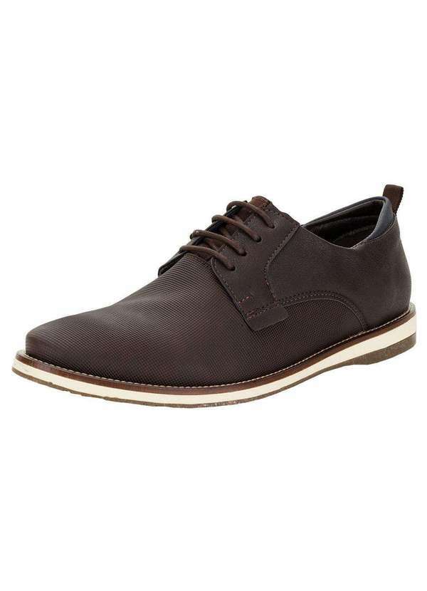 Ped Shoes - Sapato Masculino Social Paraty Ped Shoes - 5070472 - Café