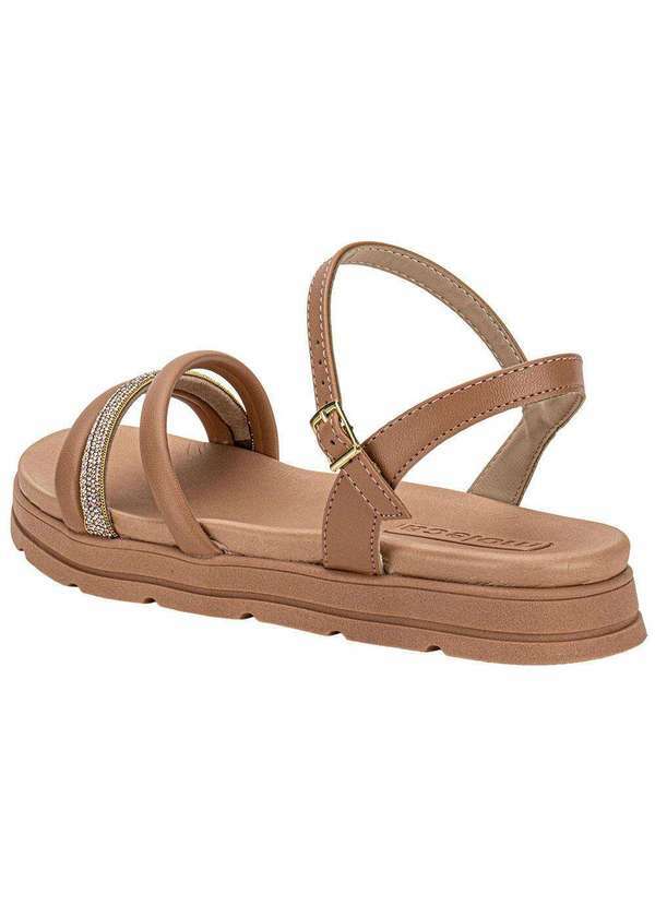 Moleca - Sandália Feminina Flat Moleca 5490120 Salmão 3