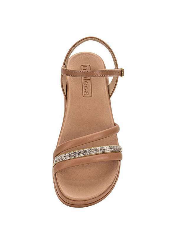 Moleca - Sandália Feminina Flat Moleca 5490120 Salmão 5