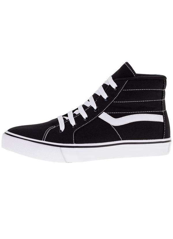 Plumax - Tênis Cano Alto Plumax - 9000 - Preto/Branco 2