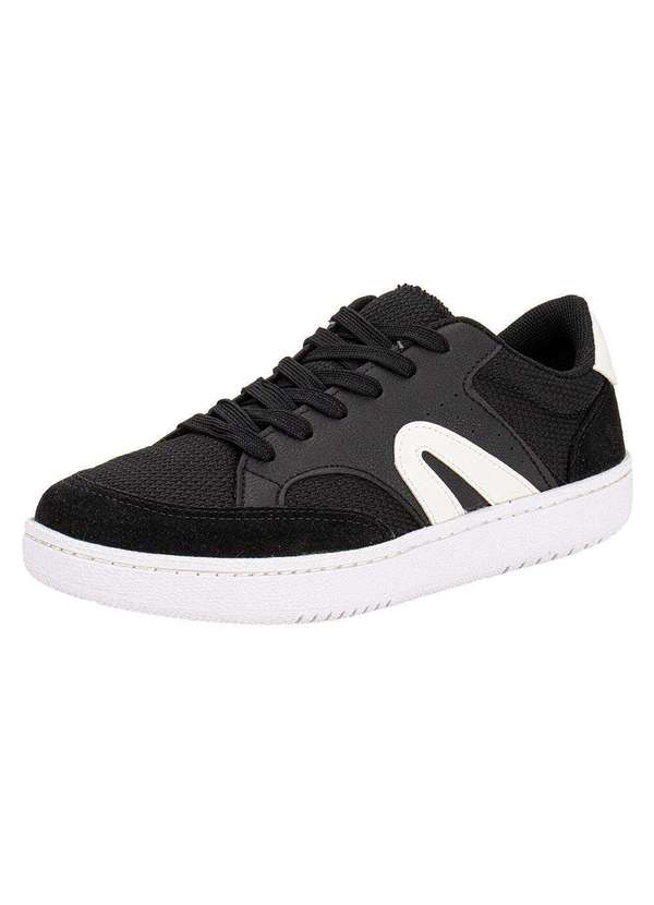 Rainha - Tênis Casual Castle Ii Rainha Ra0330 - Preto/Branco 4