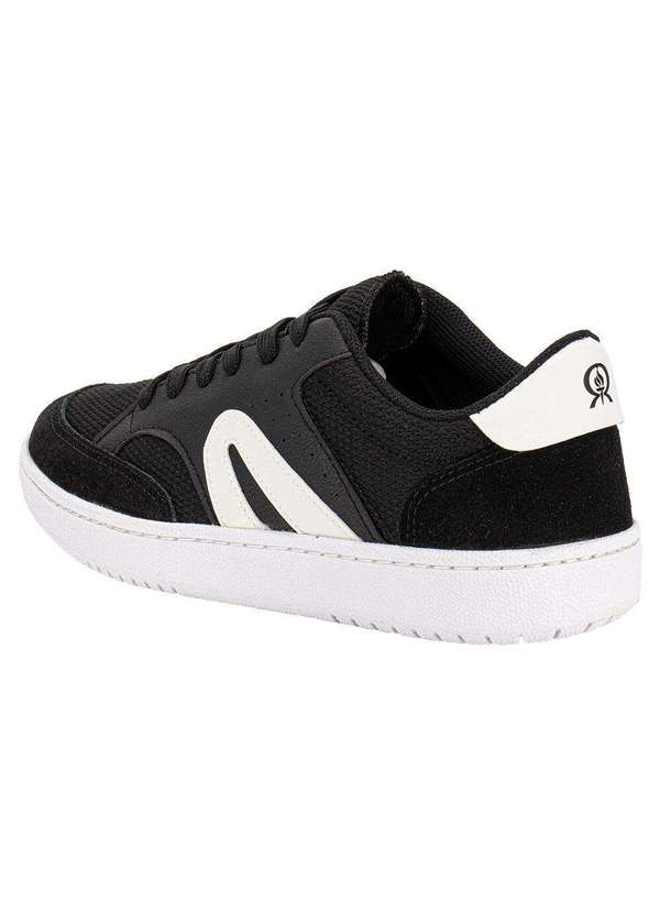 Rainha - Tênis Casual Castle Ii Rainha Ra0330 - Preto/Branco 2