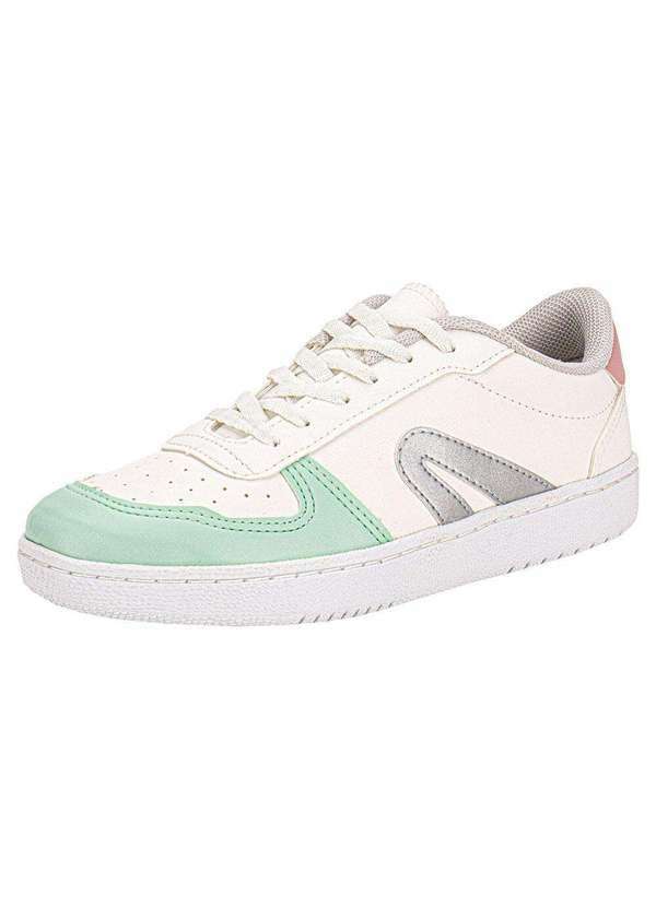 Rainha - Tênis Casual Liberty Rainha Ra0244 - Branco/Verde