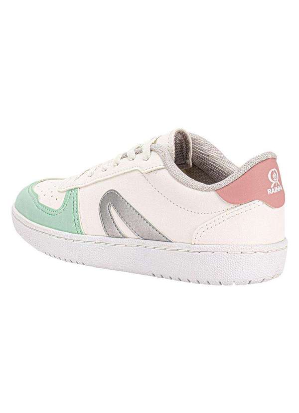 Rainha - Tênis Casual Liberty Rainha Ra0244 - Branco/Verde 3