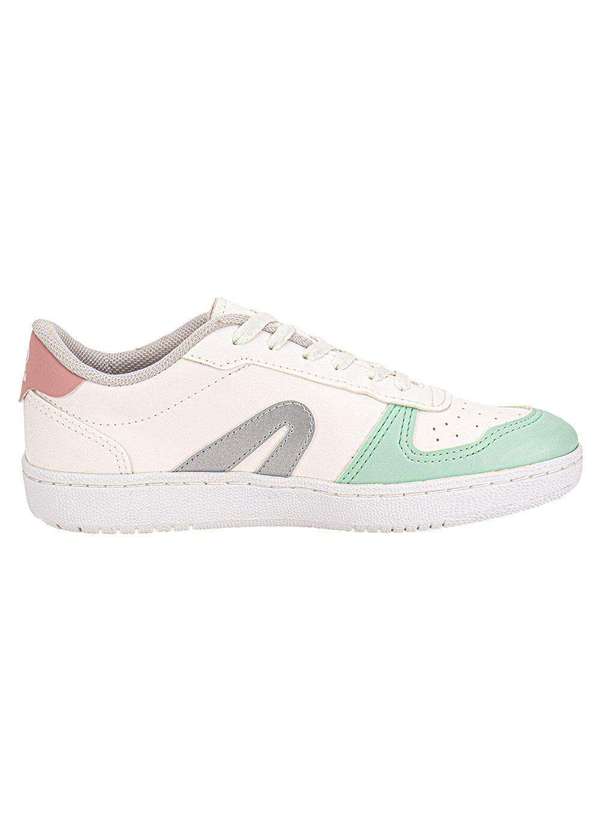 Rainha - Tênis Casual Liberty Rainha Ra0244 - Branco/Verde 5