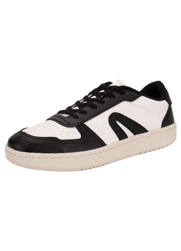 Rainha - Tênis Casual Liberty Rainha Ra0244 - Preto/Branco