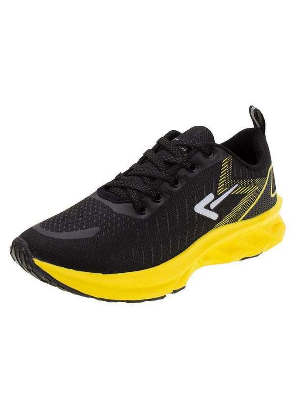 Box 200 - Tênis Masculino Box 200 - Bx2222 - Preto/Amarelo