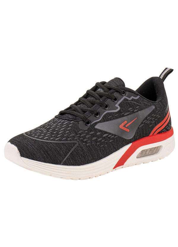 Box 200 - Tênis Masculino Box 200 Bx2442 - Preto/Vermelho