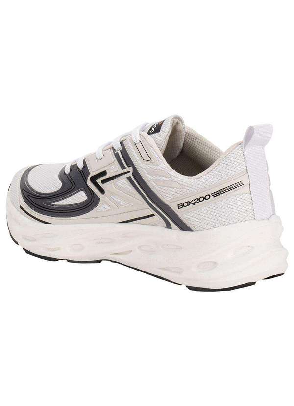 Box 200 - Tênis Masculino Box 200 Bx2591 Branco/Cinza 3
