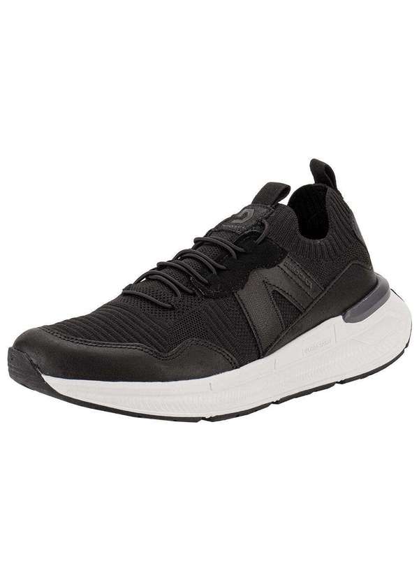 Democrata - Tênis Masculino Brad Ultra Light Democrata 527103 - Preto