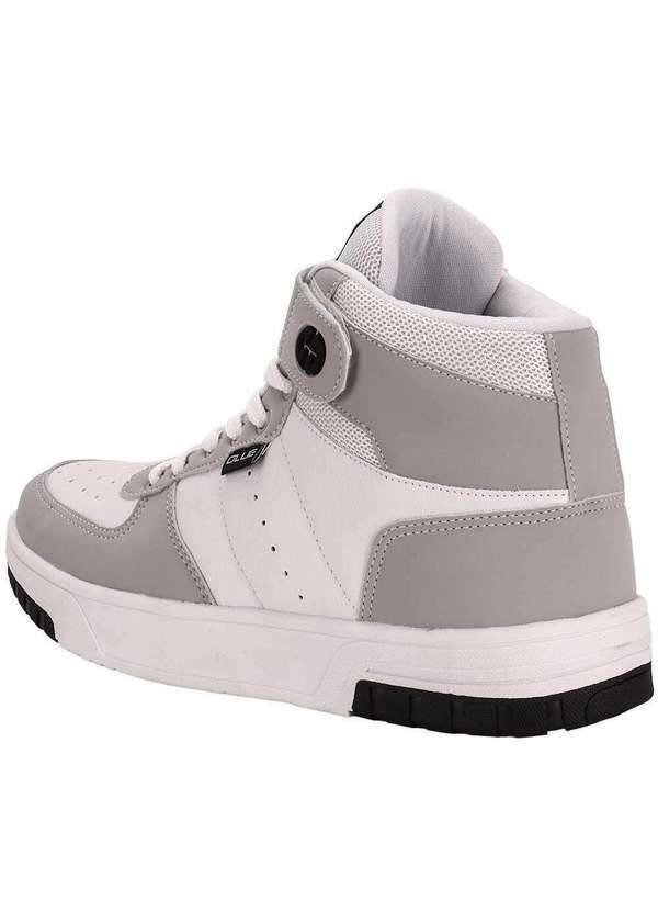 Ollie - Tênis Masculino Cano Alto Alpha 3 Ollie 400 - Branco/Cinza 3