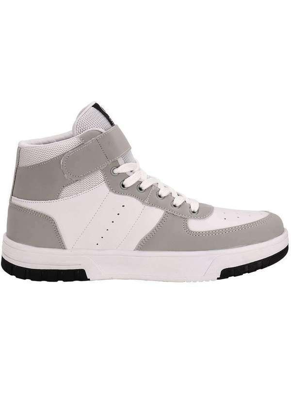 Ollie - Tênis Masculino Cano Alto Alpha 3 Ollie 400 - Branco/Cinza 5