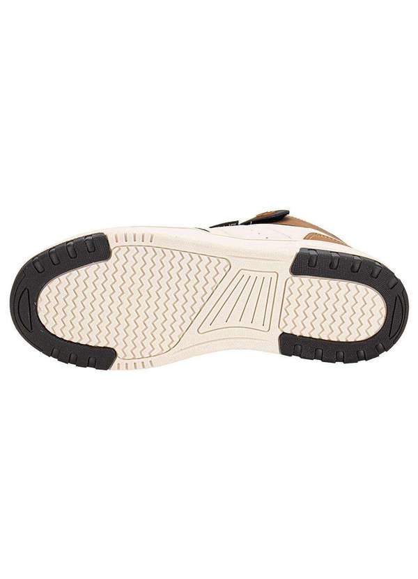 Ollie - Tênis Masculino Cano Alto Alpha 3 Ollie 400 - Bege/Preto 4