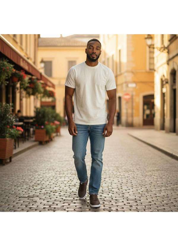 West Coast - Tênis Masculino Casual 141 City West Coast 313050 Café 2