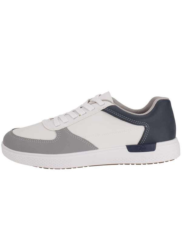 Brsport - Tênis Masculino Casual Brsport 2270113 - Branco/Cinza 2