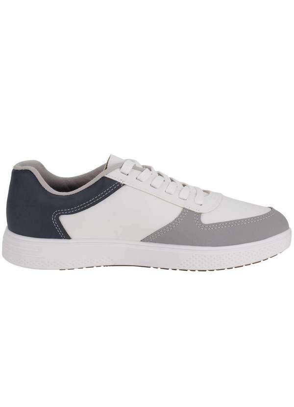 Brsport - Tênis Masculino Casual Brsport 2270113 - Branco/Cinza 5