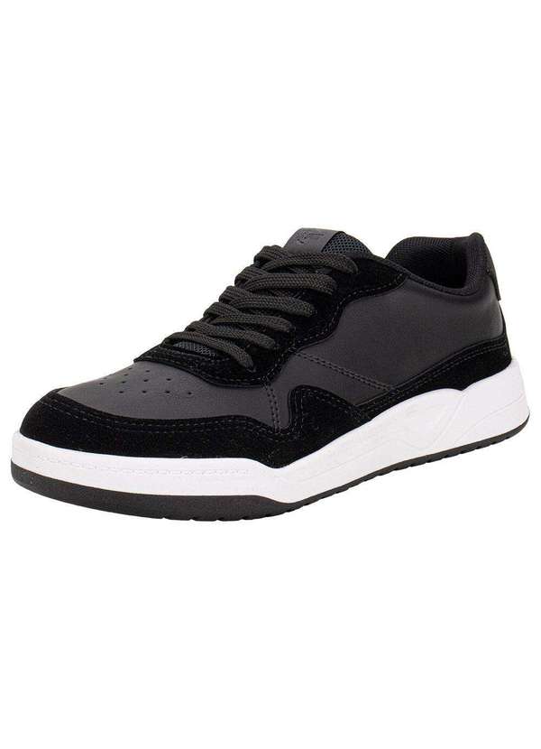 Brsport - Tênis Masculino Casual Brsport 60004202 - Preto/Branco